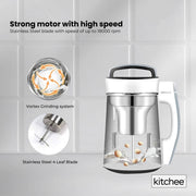 Kitchee 1.2L Electric Soy Bean Milk Maker Machine - Automatic Almond Nut Blender V238-SUPDZ-23901946502