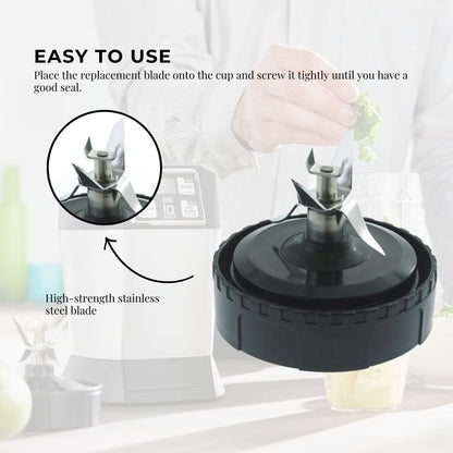 For Nutri Ninja Extractor Blade - 7 Fin Connection Replacement Blender Parts V238-SUPDZ-24979726662