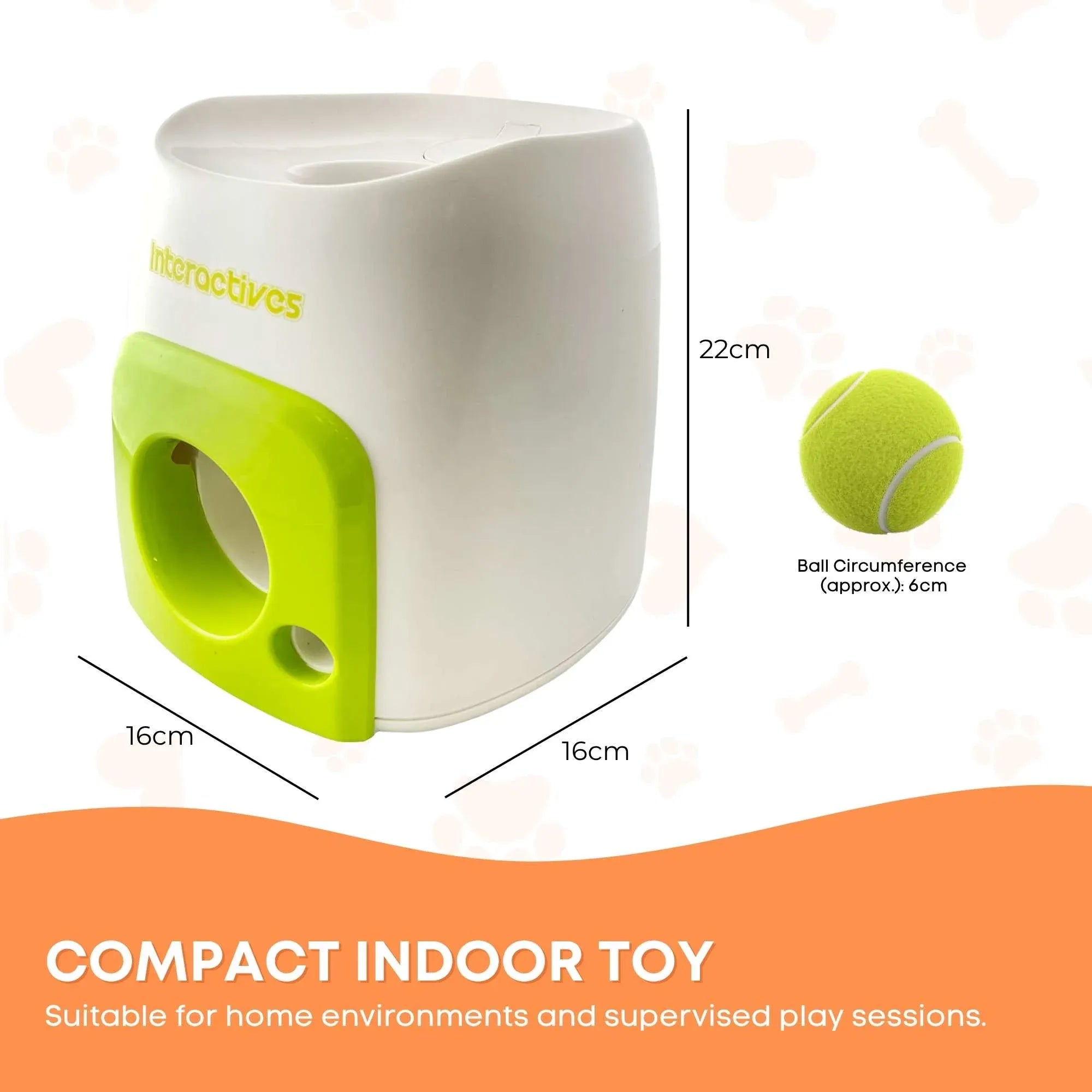 AFP Interactive Treat Reward Dog Toy - Enrichment Play Ball Drop Snack Dispenser V238-SUPDZ-25705390470