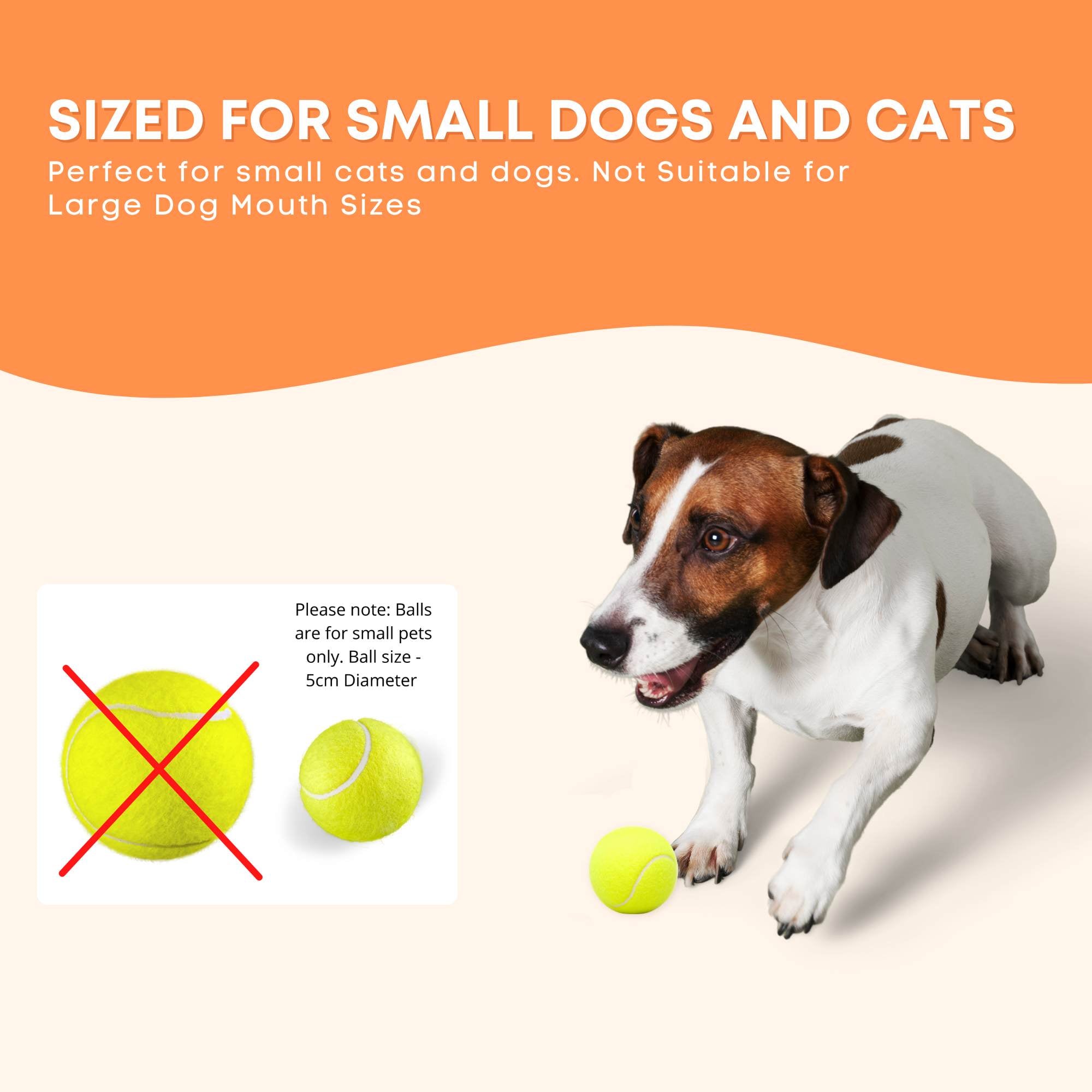 Hyper Fetch Mini Dog Ball Launcher - Automatic Interactive Indoor Small Pet Toy V238-SUPDZ-25706217286