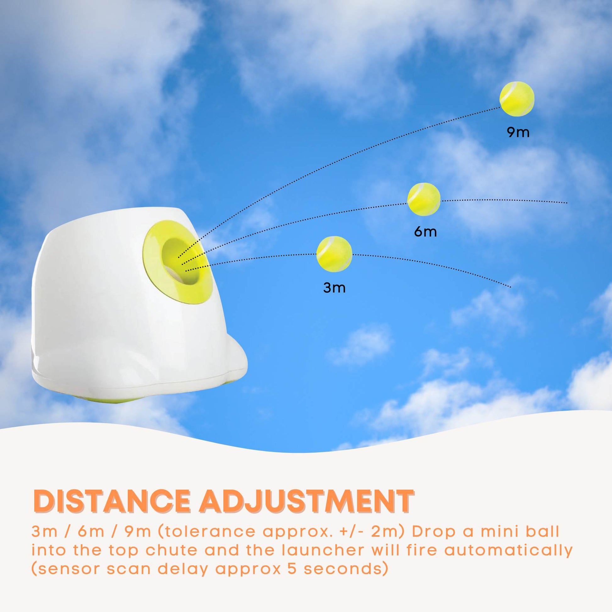 Hyper Fetch Mini Dog Ball Launcher - Automatic Interactive Indoor Small Pet Toy V238-SUPDZ-25706217286