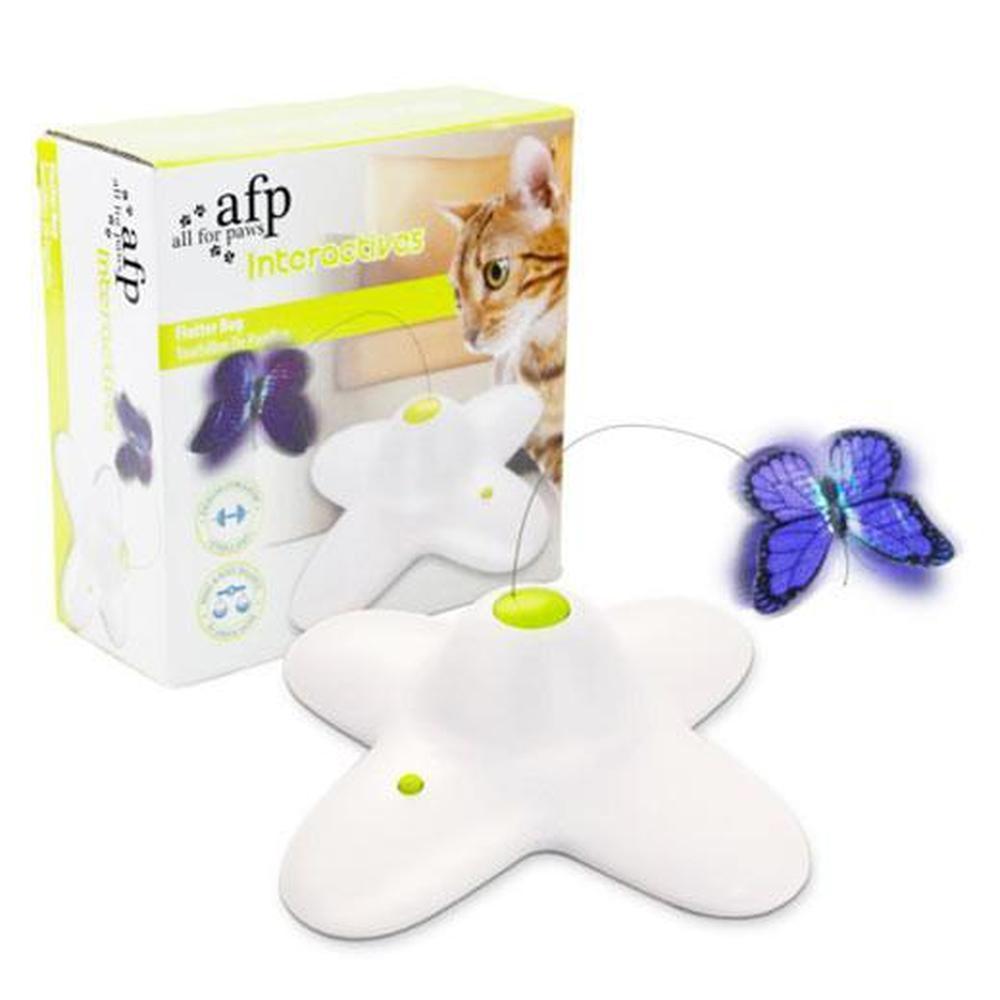 Flutter Bug Butterfly Cat Toy - Interactive Teaser Pet Kitty Play - All for Paws V238-SUPDZ-25710978502