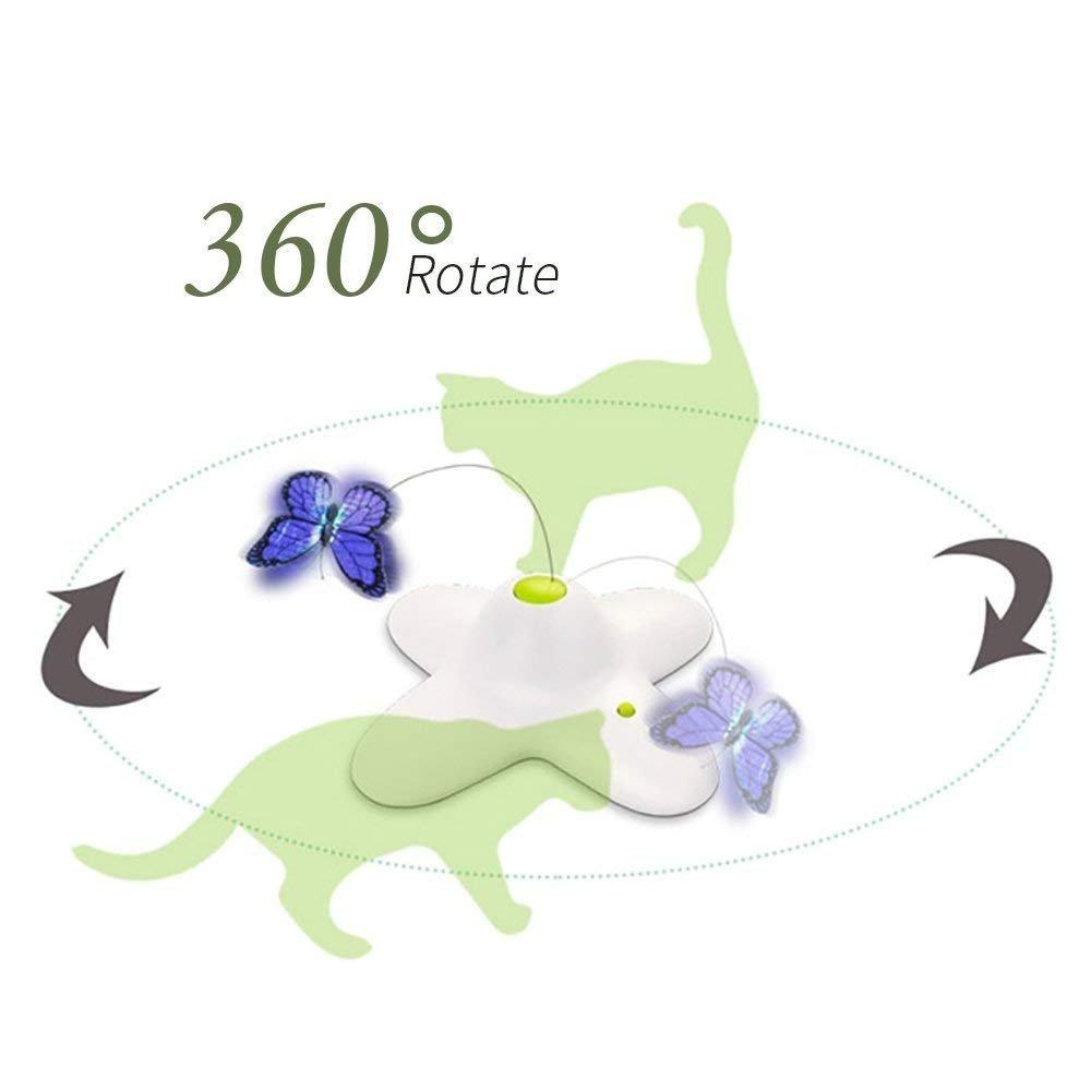 Flutter Bug Butterfly Cat Toy - Interactive Teaser Pet Kitty Play - All for Paws V238-SUPDZ-25710978502
