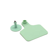 100x Cattle Ear Tags 5x4cm Set - Small Green Blank Sheep Pig Livestock Label V238-SUPDZ-28211673071696
