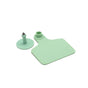 100x Cattle Ear Tags 6x7cm Set - Medium Green Blank Cow Sheep Livestock Label V238-SUPDZ-28211700695120