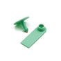 100x Cattle Ear Tags 5x2cm Set - Mini Green Blank Pig Goat Livestock Label V238-SUPDZ-28211736215632