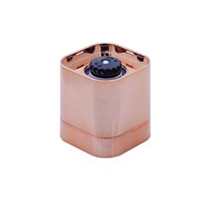 Orku Single Salt or Pepper Grinder 180ml - Glass Manual Mill with Rose Gold Lid V238-SUPDZ-28247827284048