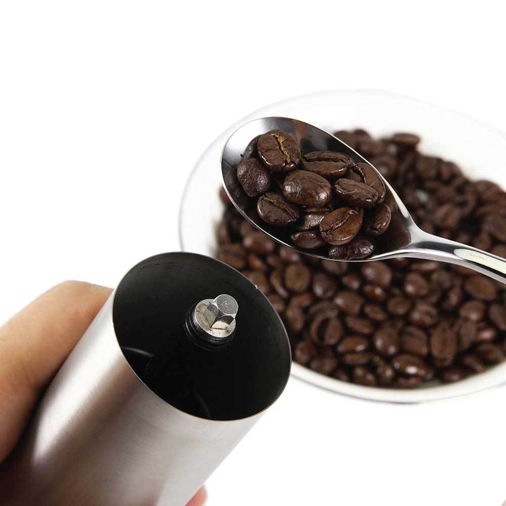 Coffee Bean Grinder - Stainless Steel Ceramic Burr Manual Hand Crank Nut Mill V238-SUPDZ-28248153325648