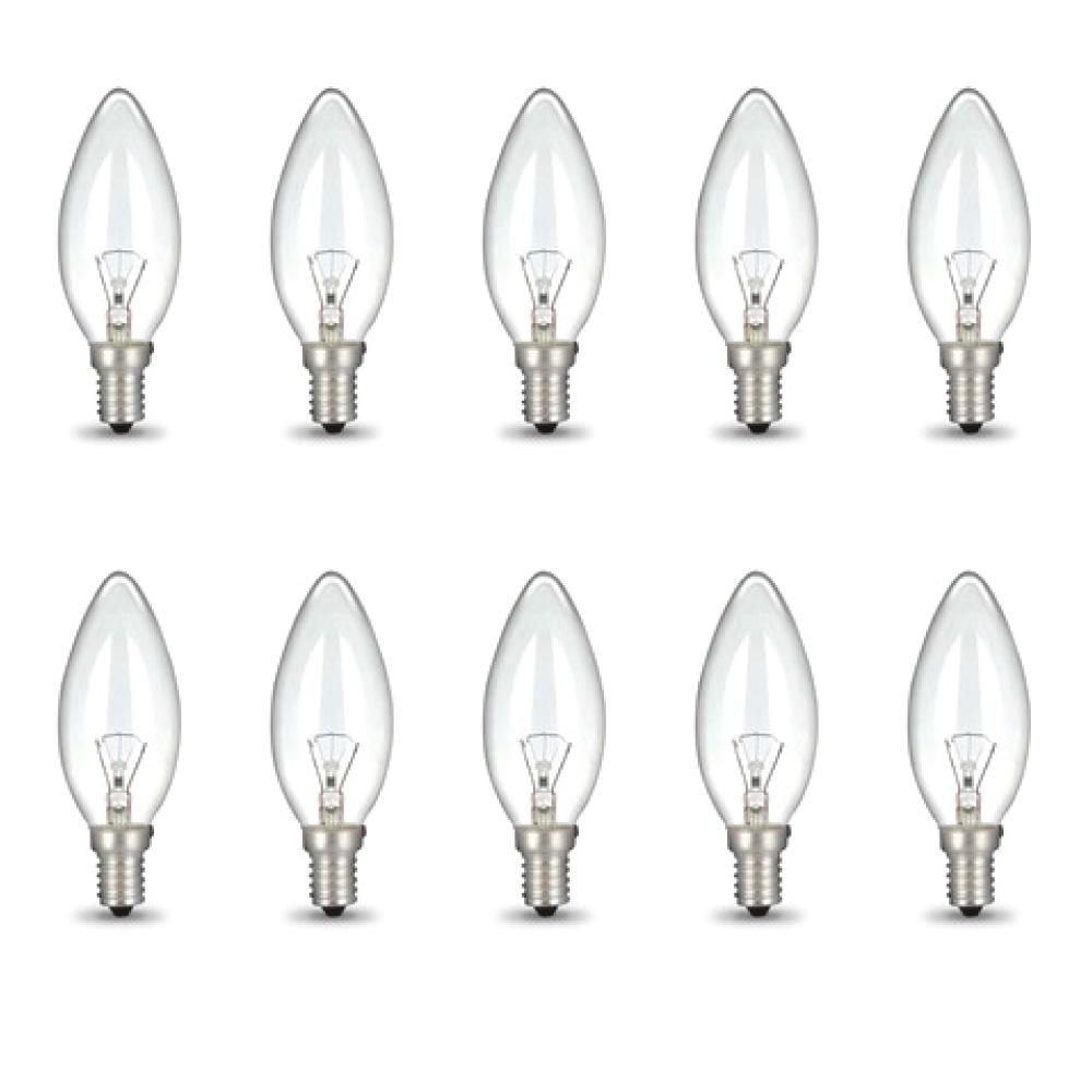 Bulk 10x E14 40W 220-240V Light Bulbs - C35 Candle Globe For Himalayan Salt Lamp V238-SUPDZ-28248576294992