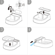 Auto Filling Dog Drinking Water Fountain - Outdoor Automatic Pet Drinking Bowl V238-SUPDZ-28416002523216