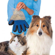 2in1 Pet Deshedding and Massage Glove - Dog or Cat Hair Grooming Right Hand Mitt V238-SUPDZ-28528368910416