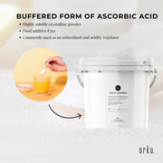Orku 5Kg Sodium Ascorbate Tub - High Purity Soluble Crystalline Powder V238-SUPDZ-28715172102224