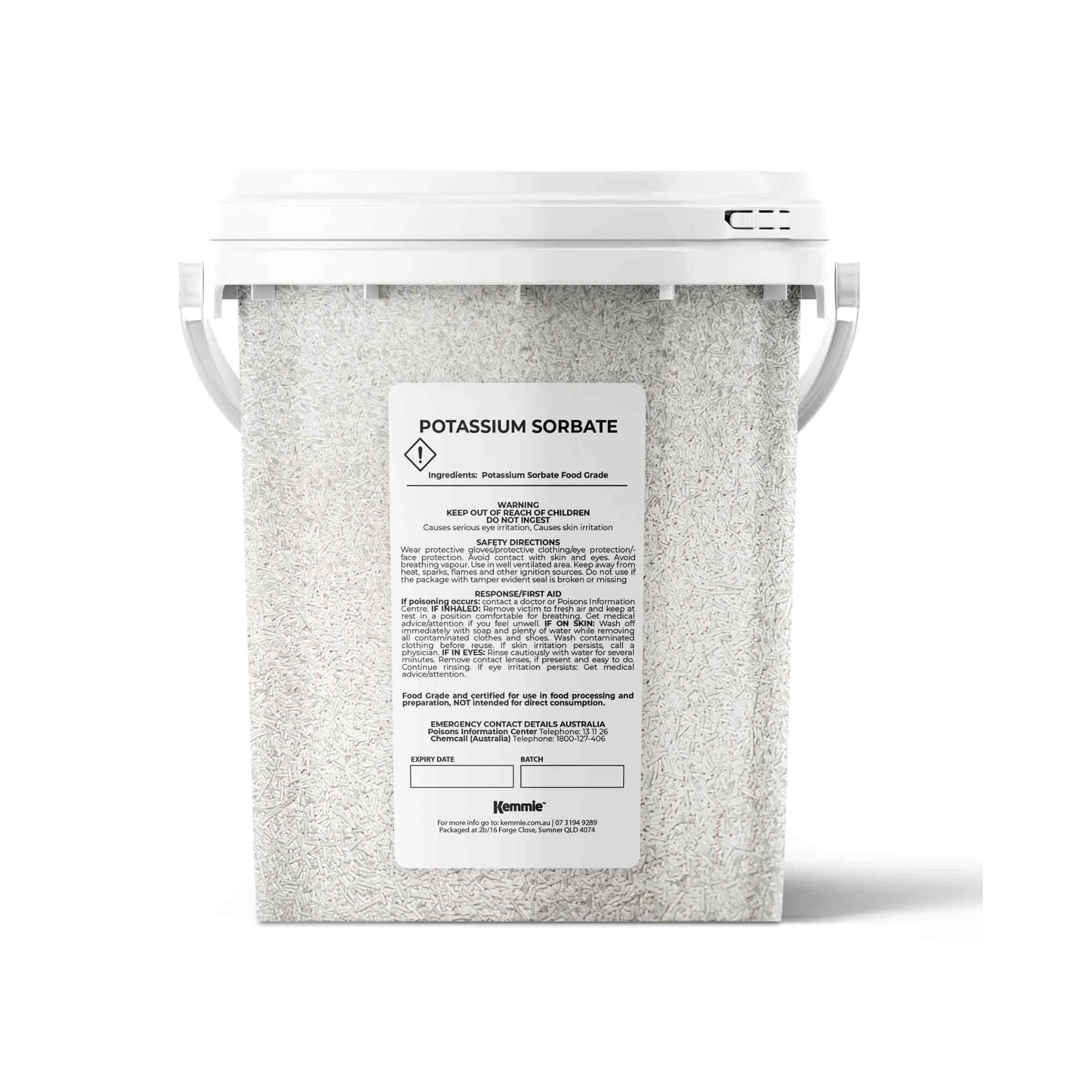 Kemmie 500g Potassium Sorbate Food Grade Granules Tub Preservative E202 Cosmetic V238-SUPDZ-28716269699152