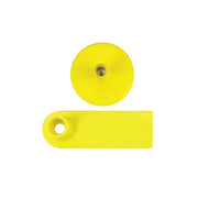 100x Cattle Ear Tags 5x2cm Set - Mini Yellow Blank Pig Goat Livestock Label V238-SUPDZ-28745113108560