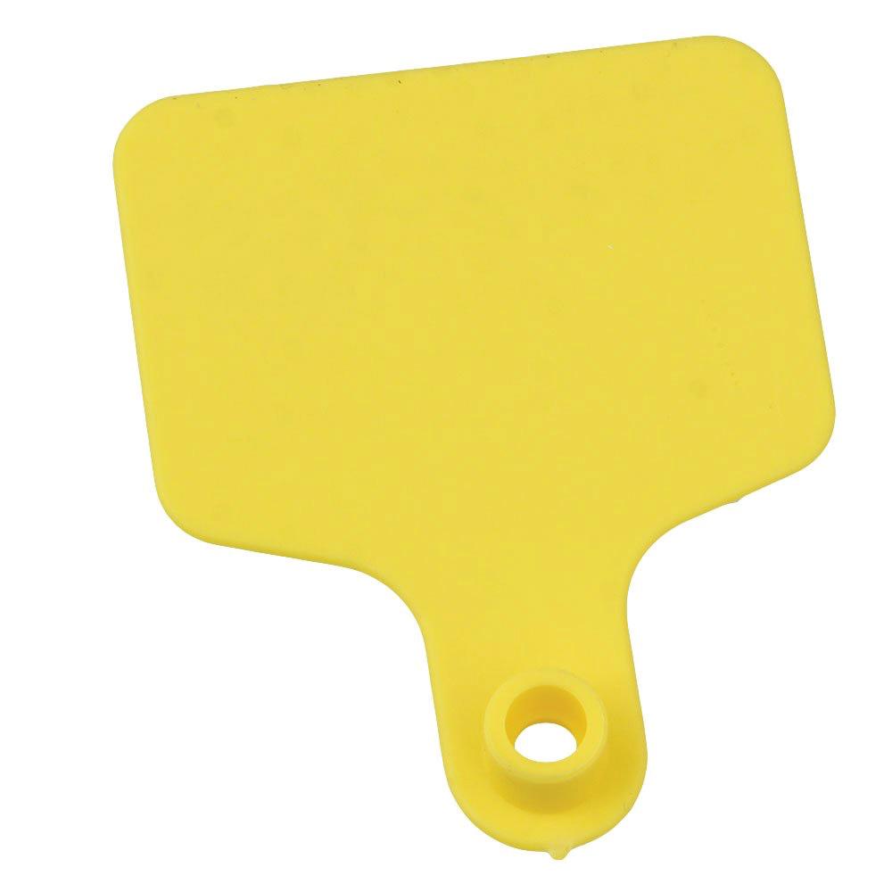 100x Cattle Ear Tags 6x7cm Set - Medium Yellow Blank Cow Sheep Livestock Label V238-SUPDZ-28745351069776