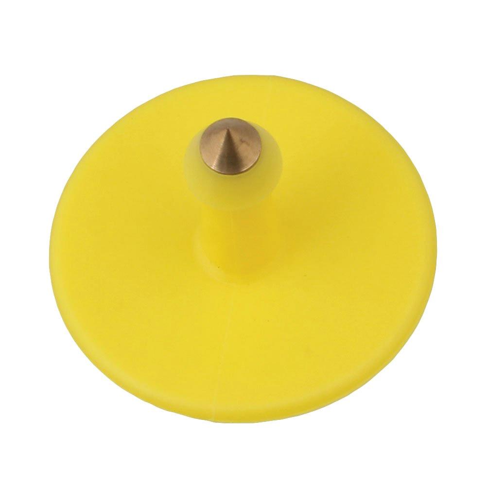 100x Cattle Ear Tags 6x7cm Set - Medium Yellow Blank Cow Sheep Livestock Label V238-SUPDZ-28745351069776
