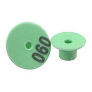 1-100 Cattle Number Ear Tags Set - Round Green Pig Sheep Goat Livestock Label V238-SUPDZ-28746327195728