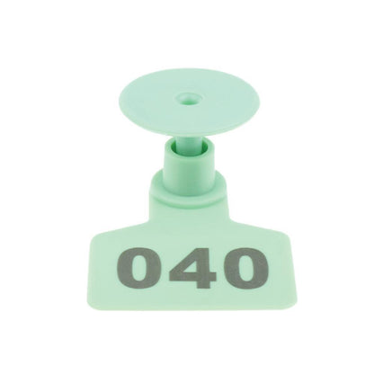 1-100 Cattle Number Ear Tags Set - Green Pig Sheep Goat Livestock Label V238-SUPDZ-28747018141776