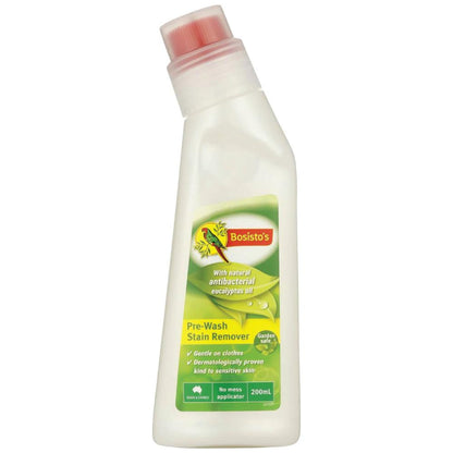 200ml Pre-Wash Stain Remover Bosisto's Natural Eco Eucalyptus Oil Grease Grass V238-SUPDZ-28803751739472