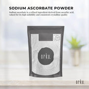 Orku 2Kg Sodium Ascorbate - High Purity Soluble Crystalline Powder Ingredient V238-SUPDZ-28861186342992