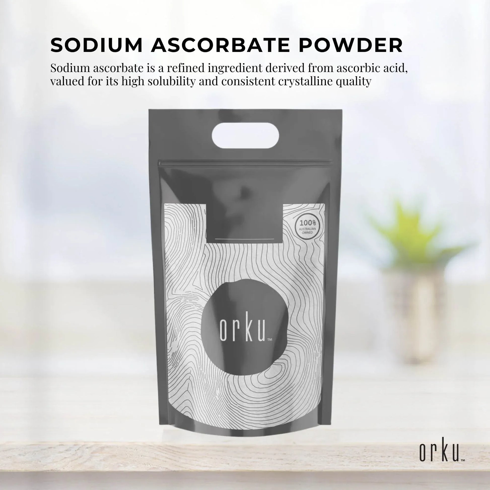 Orku 5kg Sodium Ascorbate - High Purity Soluble Crystalline Powder Ingredient V238-SUPDZ-28861186375760