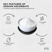 Orku 10Kg Sodium Ascorbate - High Purity Soluble Crystalline Powder Ingredient V238-SUPDZ-28861186408528