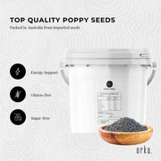 Orku 3.5Kg Poppy Seeds Unwashed Bucket Papaver Somniferum For Baking Decorating V238-SUPDZ-28986473119824