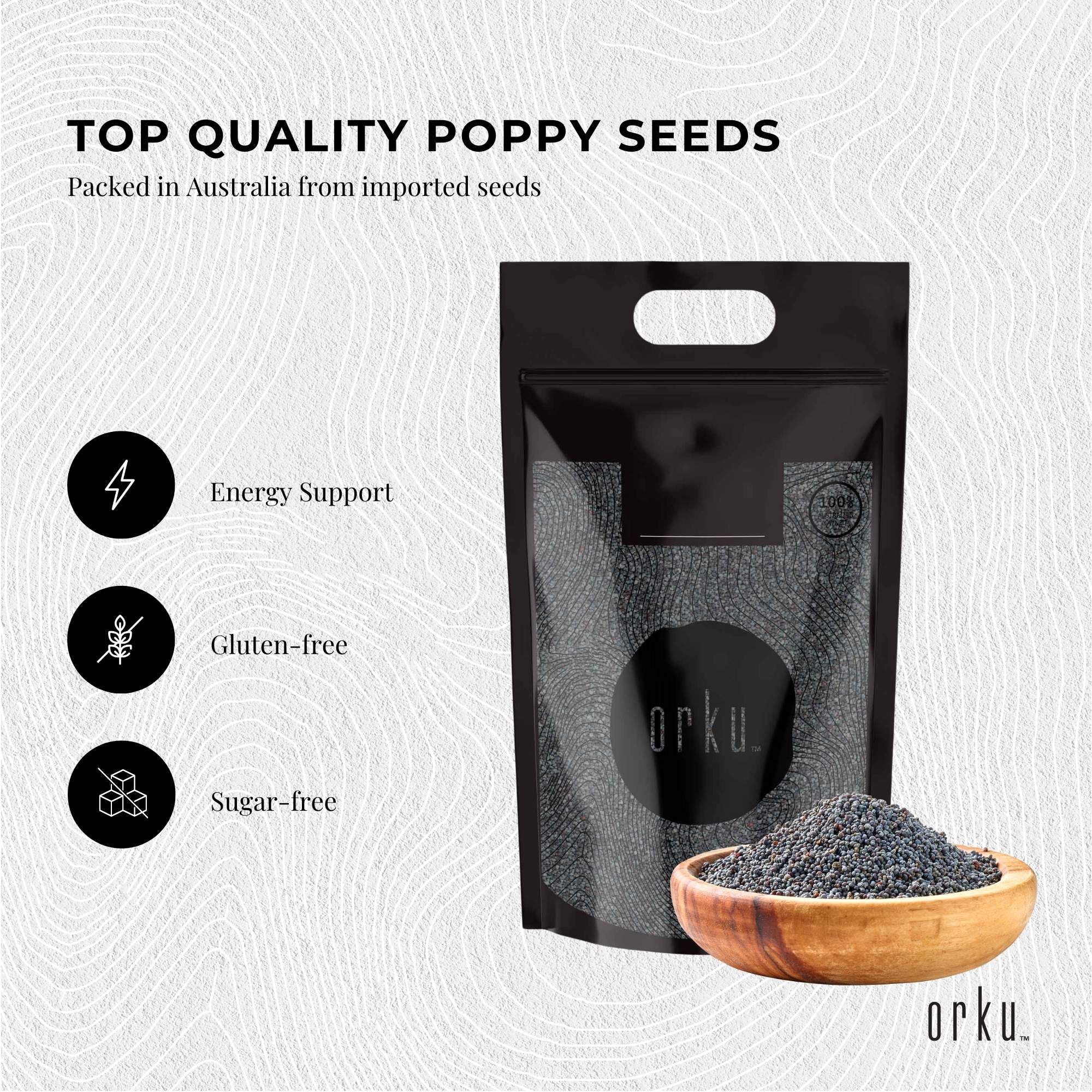 Orku 5Kg Poppy Seeds Unwashed Papaver Somniferum For Baking and Decorating V238-SUPDZ-28986477215824