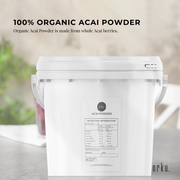 2.5kg Acai Powder Bucket 100% Organic - Superfood Amazon Berries V238-SUPDZ-28988605431888