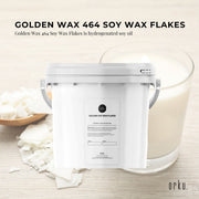 2Kg Golden 464 Soy Wax Flakes Bucket - 100% Pure Natural DIY Candle Melts Chips V238-SUPDZ-29037083983952