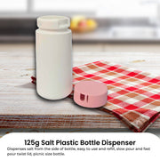 125g Empty Salt Shaker - Small Plastic Bottle - Table Picnic Dispenser V238-SUPDZ-29099735679056