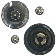 1x 150ml Glass Salt or Pepper Grinder 12cm - Adjustable Ceramic Core Short Mill V238-SUPDZ-29107007389776
