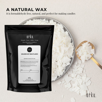 400g Golden 464 Soy Wax Flakes - 100% Pure Natural DIY Candle Melts Chips V238-SUPDZ-29216276217936