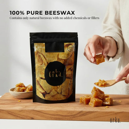 10Kg Orku Australian Beeswax Chunks - Pure Natural Unrefined Raw Bulk V238-SUPDZ-30261162967120