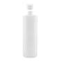 Kitchee 1x 250ml Natural HDPE Round Bottle + 28/410 Caps - Empty Plastic Food Storage V238-SUPDZ-30342536724560