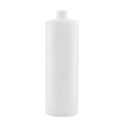 Kitchee 1x 250ml Natural HDPE Round Bottle + 28/410 Caps - Empty Plastic Food Storage V238-SUPDZ-30342536724560