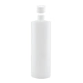 Kitchee 1x 500ml Ntural HDPE Round Bottle + 28/410 Caps - Empty Plastic Food Storage V238-SUPDZ-30342560022608
