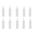 Kitchee 10x 500ml Natural HDPE Round Bottle + 28/410 Caps - Empty Plastic Food Storage V238-SUPDZ-30342772785232