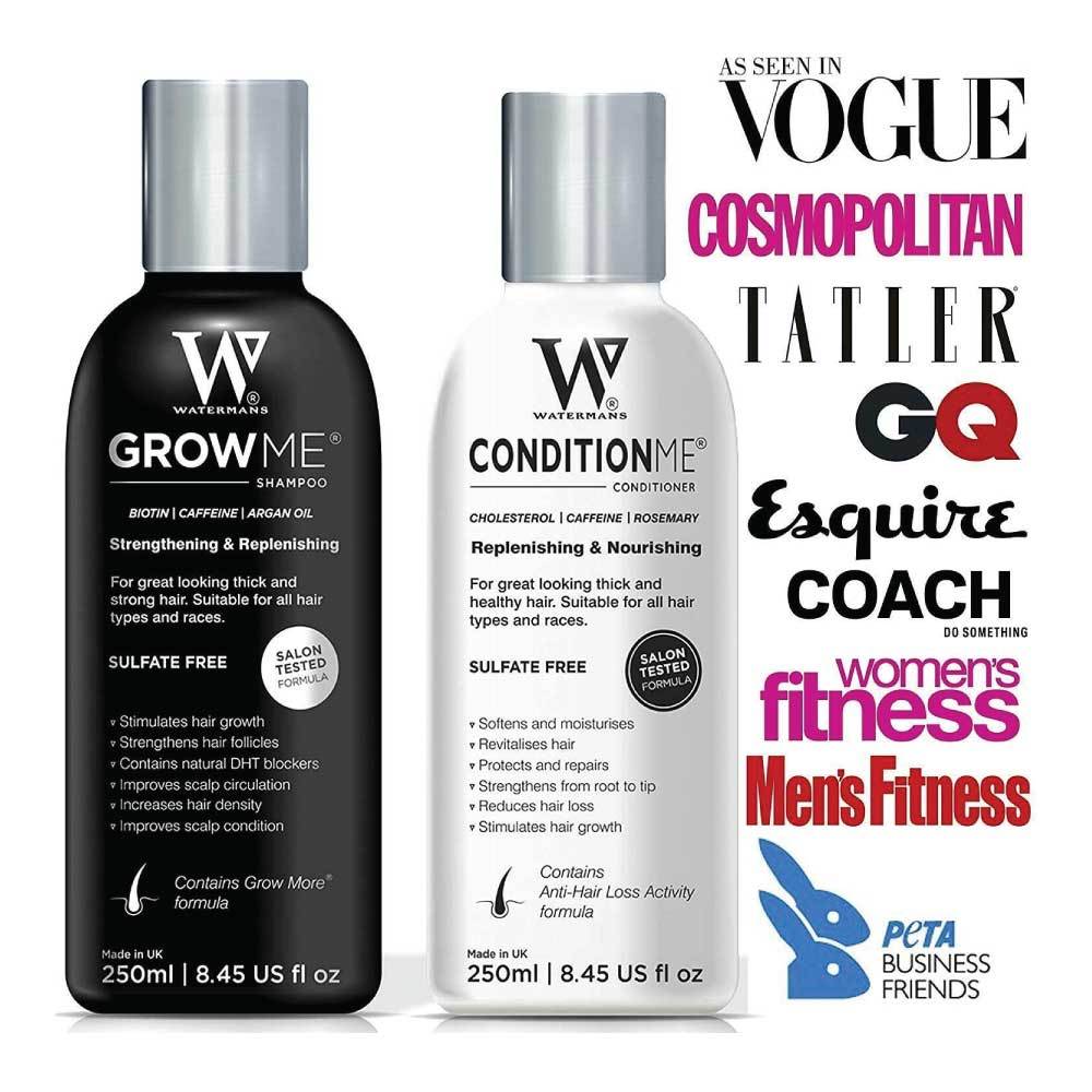 Watermans Grow Me Shampoo Conditioner Elixir Pack Full Hair Growth Anti Loss Kit V238-SUPDZ-30410585669712