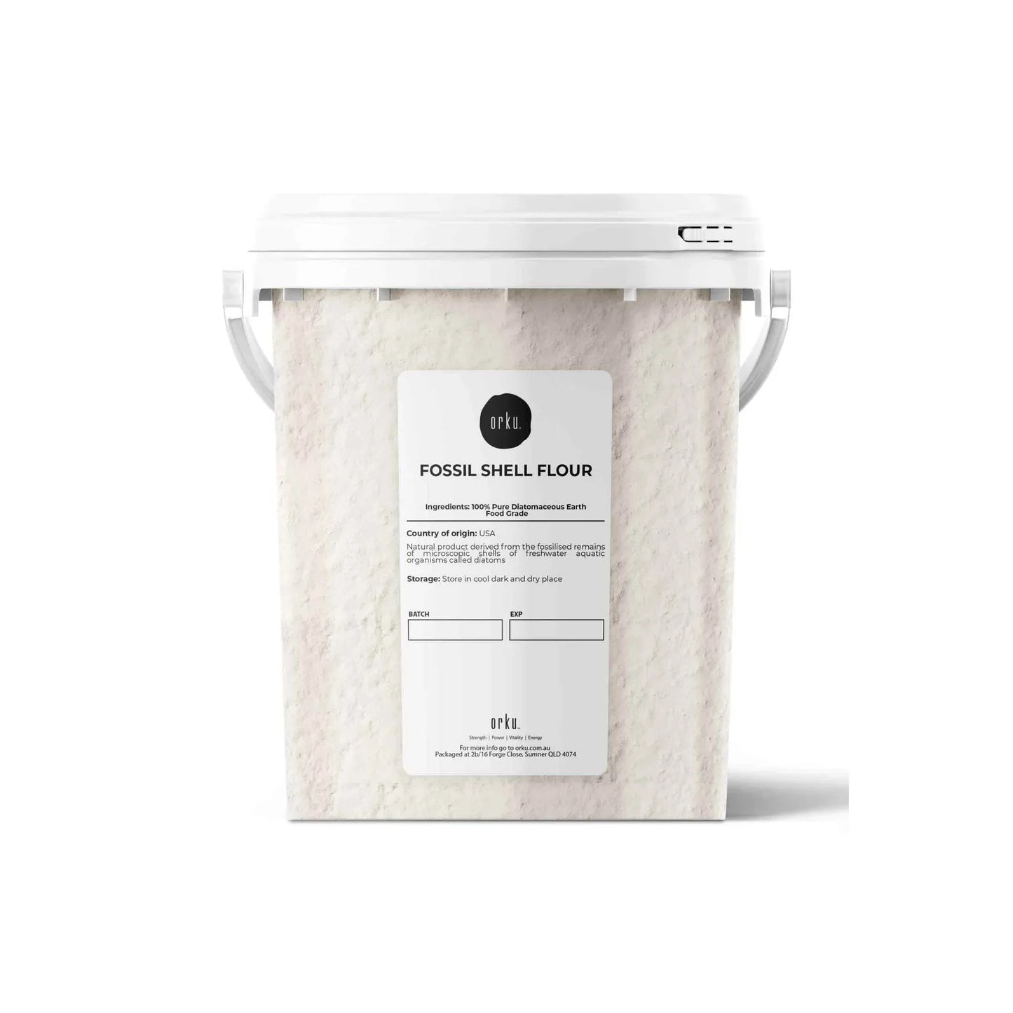 Orku 300g Fine Diatomaceous Earth Tub - Food Grade FCC Fossil Shell Flour Powder V238-SUPDZ-30507915247696