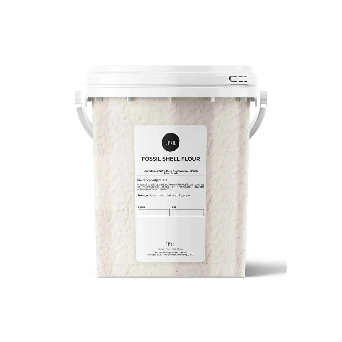 Orku 300g Fine Diatomaceous Earth Tub - Food Grade FCC Fossil Shell Flour Powder V238-SUPDZ-30507915247696