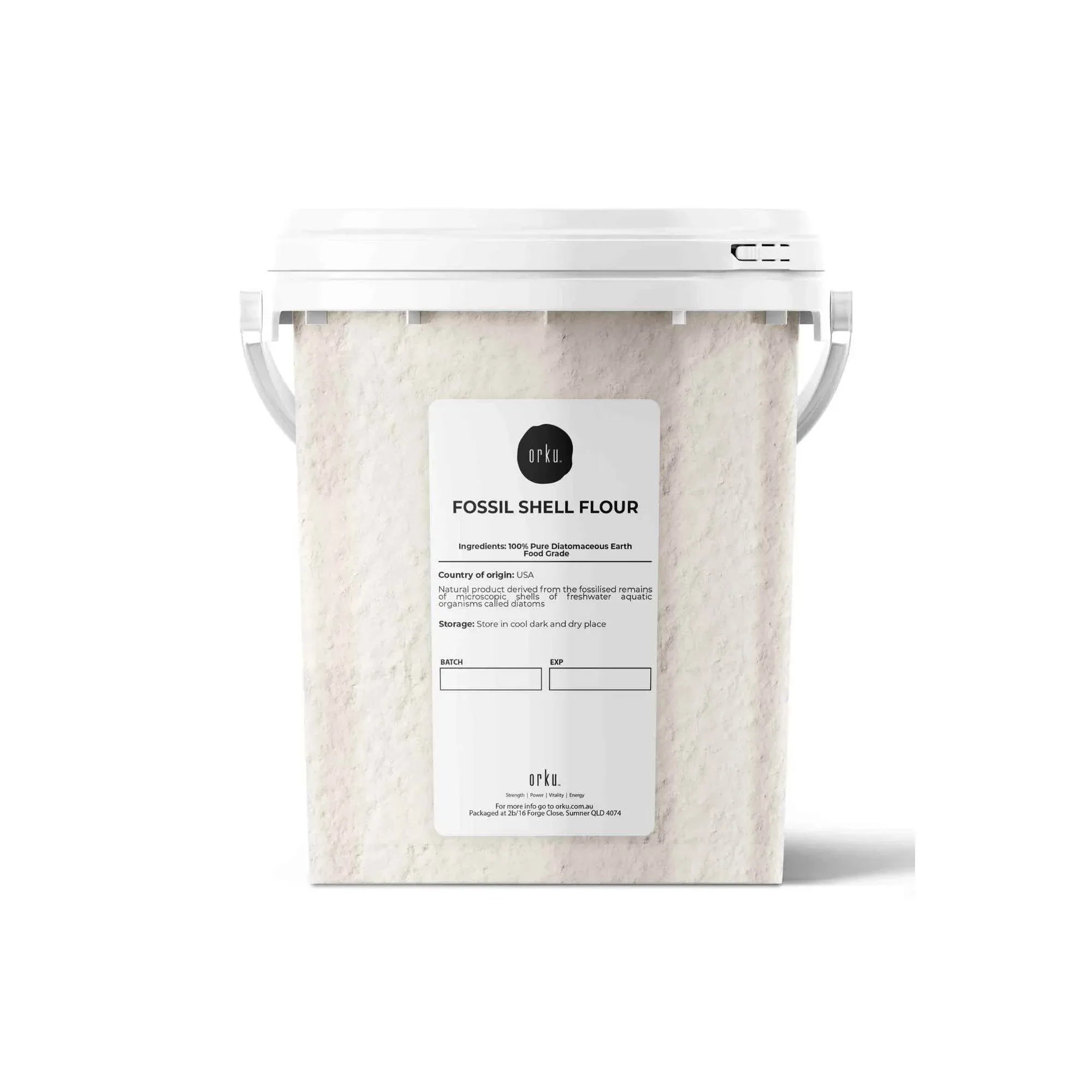 Orku 300g Fine Diatomaceous Earth Tub - Food Grade FCC Fossil Shell Flour Powder V238-SUPDZ-30507915247696