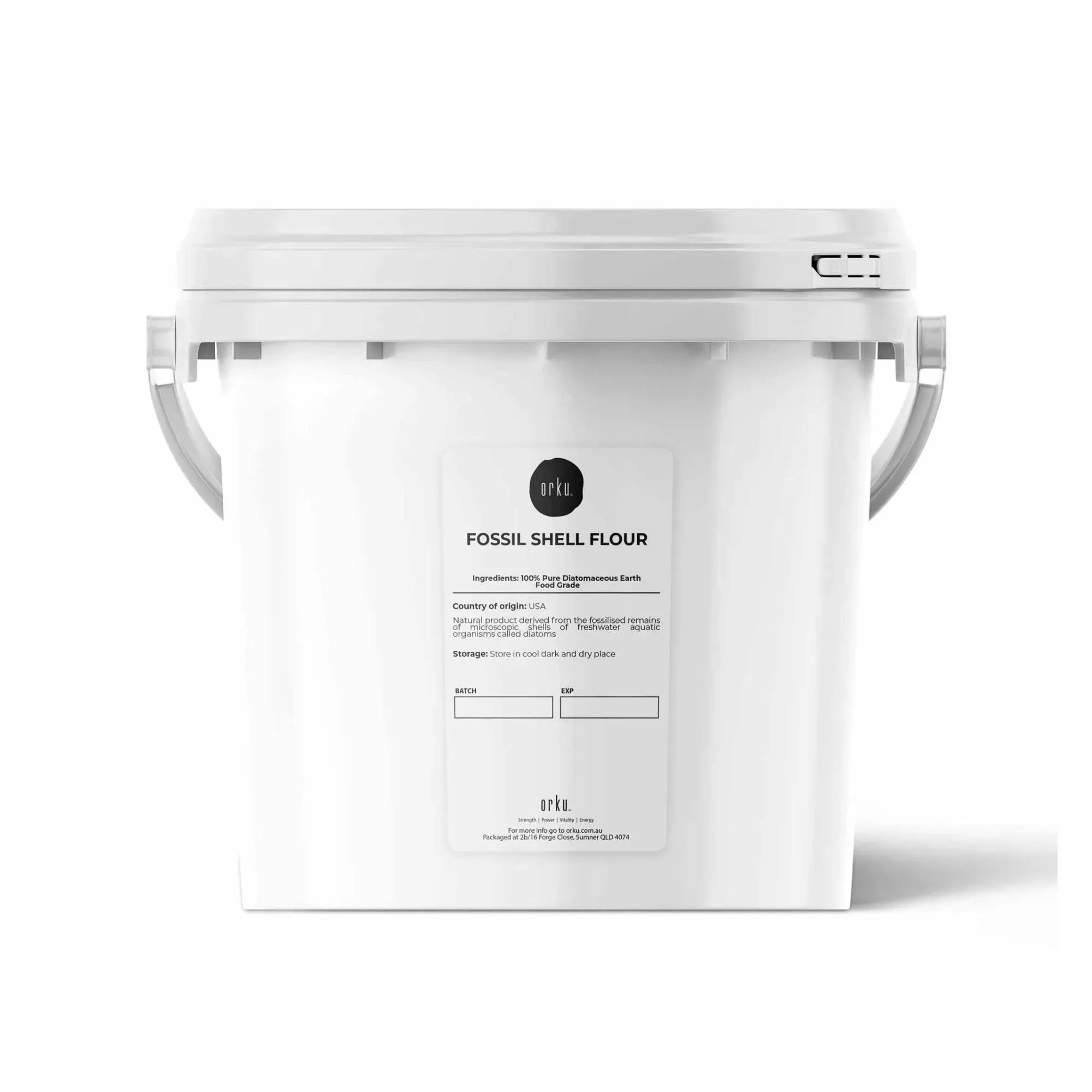 Orku 1.4Kg Fine Diatomaceous Earth Tub - Food Grade Fossil Shell Flour Powder V238-SUPDZ-30507958141008