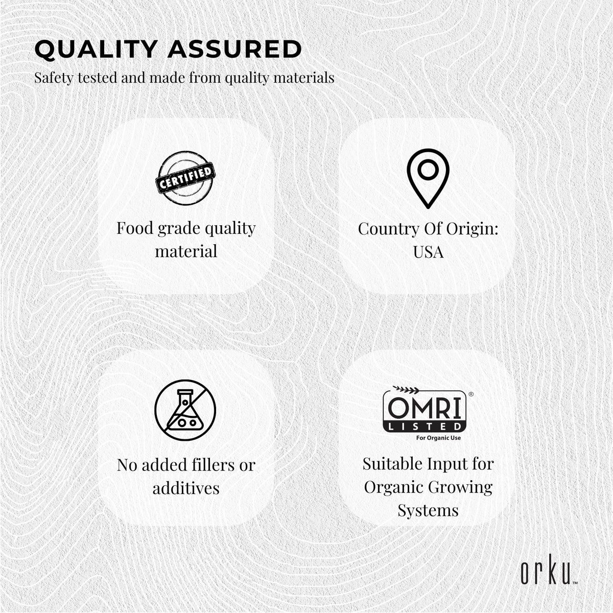 Orku 1.4Kg Fine Diatomaceous Earth Tub - Food Grade Fossil Shell Flour Powder V238-SUPDZ-30507958141008