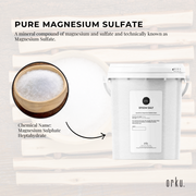 Orku 1.3kg Epsom Salt Tub - Magnesium Sulphate For Bath Skin Body Skin Care V238-SUPDZ-30509985988688