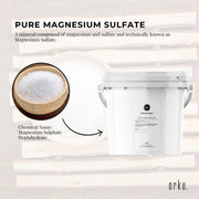 Orku 5kg Epsom Salt Tub - Magnesium Sulphate For Bath Skin Body Skin Care V238-SUPDZ-30510235779152