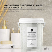 Orku 800g Magnesium Chloride Flakes Hexahydrate Tub - FCC USP Spec Bath Salts V238-SUPDZ-30724614193232