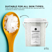 Orku 800g Magnesium Chloride Flakes Hexahydrate Tub - FCC USP Spec Bath Salts V238-SUPDZ-30724614193232