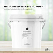 Orku 1.3kg Ultrafine Micronised Zeolite Powder Tub Natural Clinoptilolite Mineral V238-SUPDZ-30725050990672