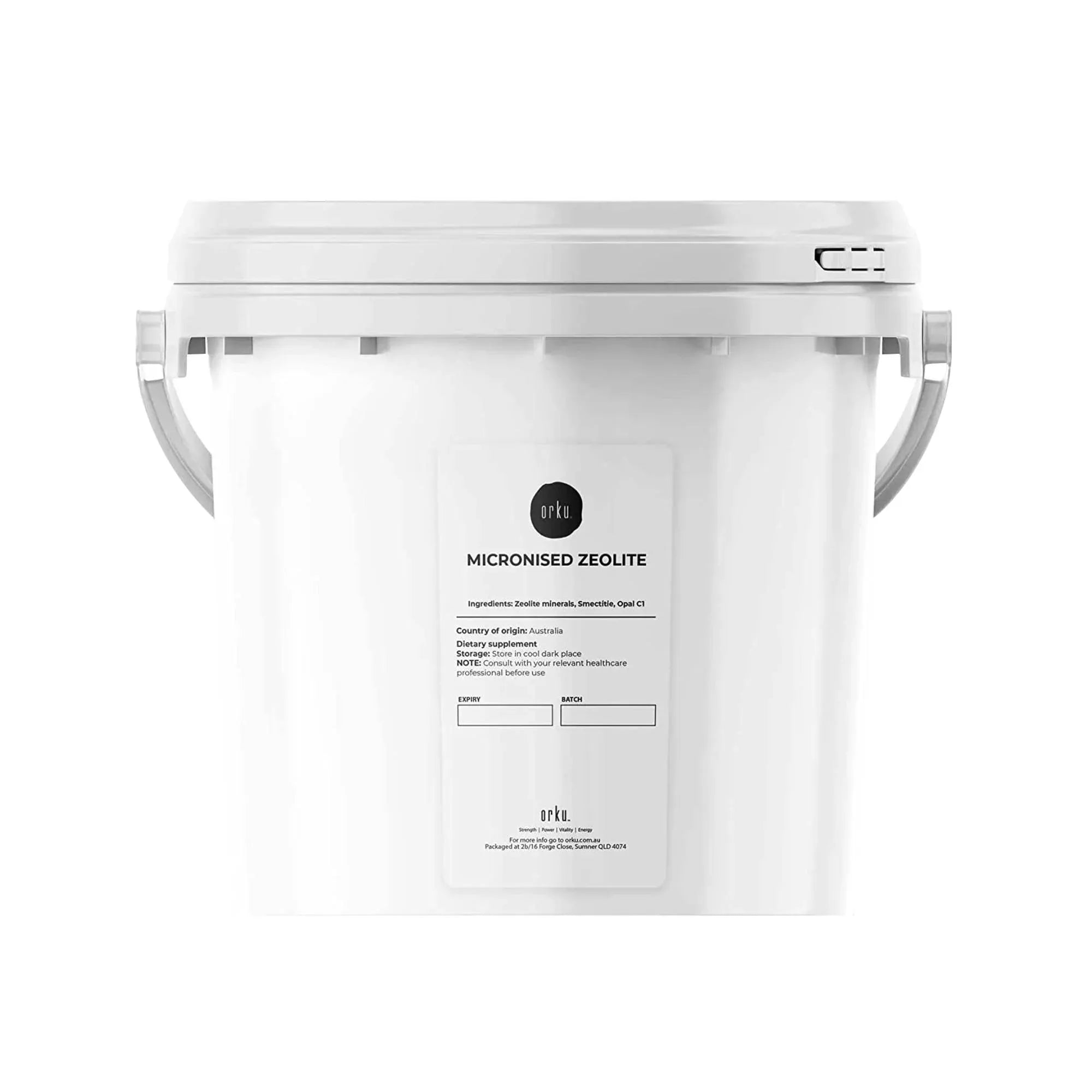 Orku 3kg Ultrafine Micronised Zeolite Powder Tub Natural Clinoptilolite Mineral V238-SUPDZ-30725088018512